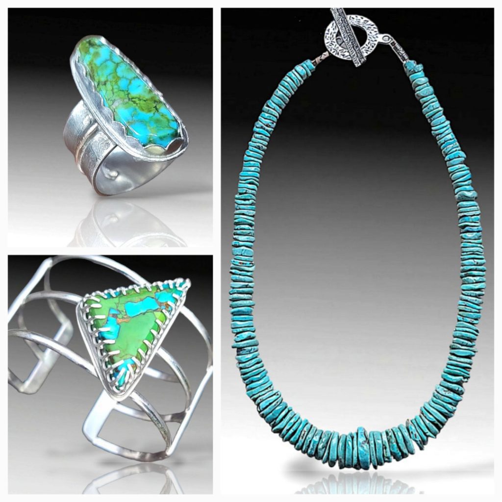 Chincoteague Blueberry Festival Hand Crafted Turquoise Jewelry