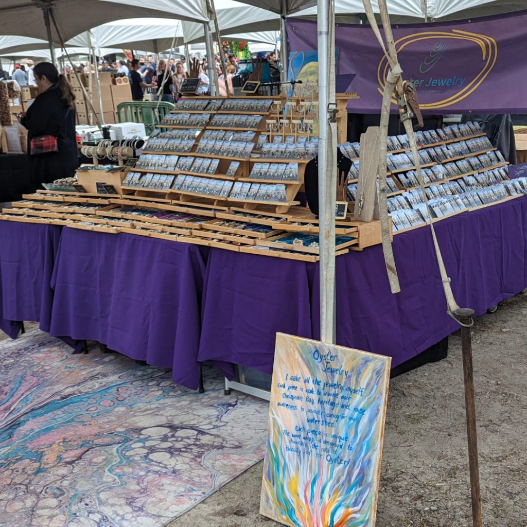 Chincoteague Island Blueberry Festival - Marilou Bray Oyster Jewelry