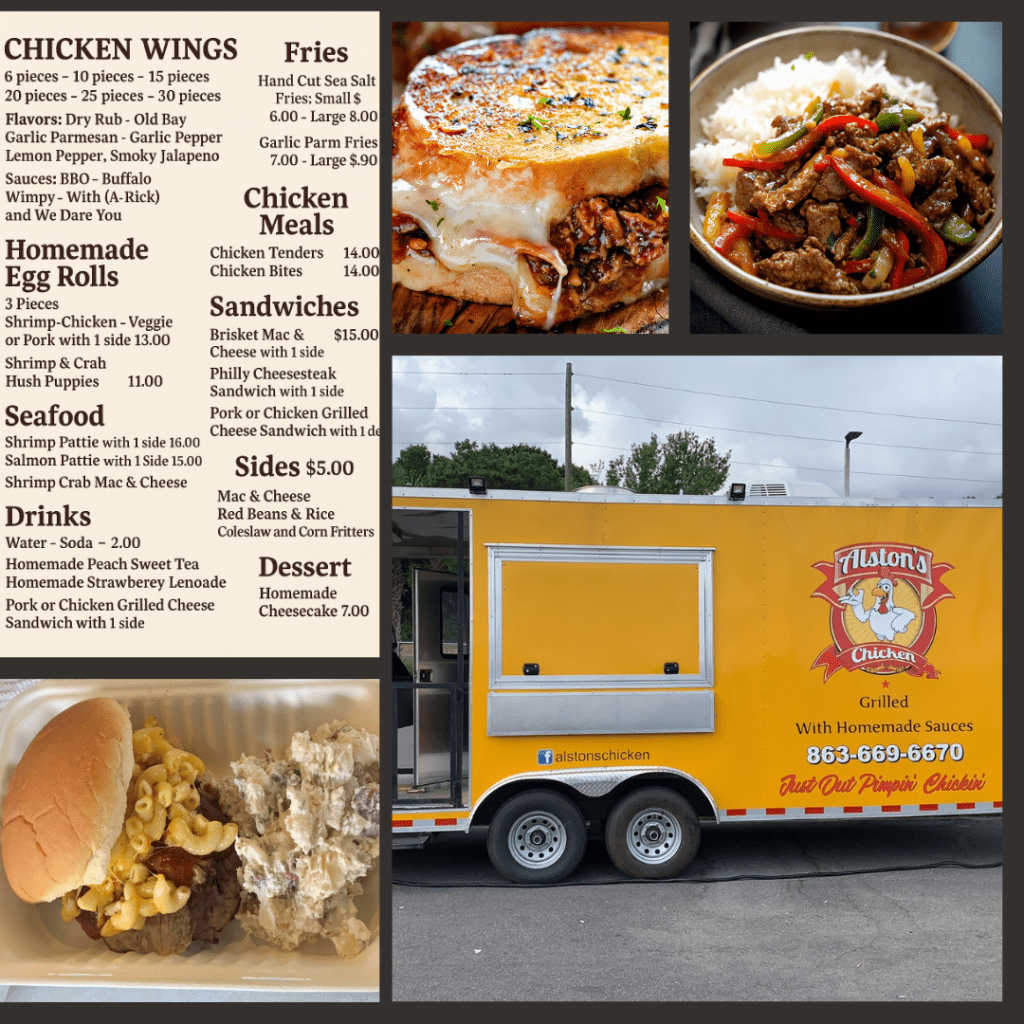 Alston's chicken at the chincoteague blueberry festival